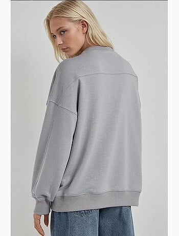 Sudadera de punto con cuello redondo y corte relajado hiccup