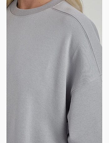 Sudadera de punto con cuello redondo y corte relajado hiccup