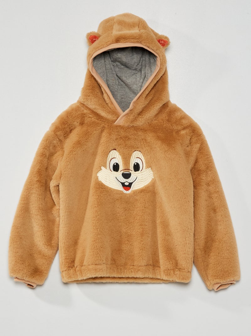 Sudadera de punto de felpa 'Chip y Chop' BEIGE - Kiabi