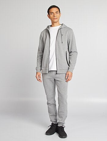 Sudadera de punto de piqué con capucha