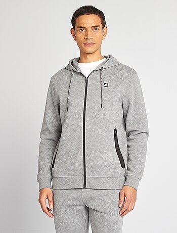 Sudadera de punto de piqué con capucha