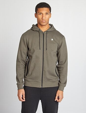 Sudadera de punto de piqué con capucha
