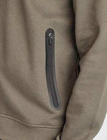 Sudadera de punto de piqué con capucha