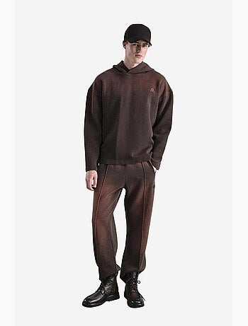 Sudadera de punto extragrande con capucha giesto