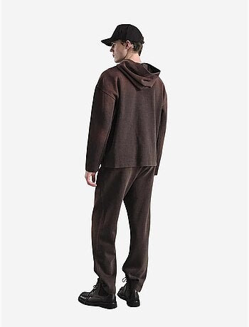 Sudadera de punto extragrande con capucha giesto