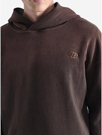 Sudadera de punto extragrande con capucha giesto