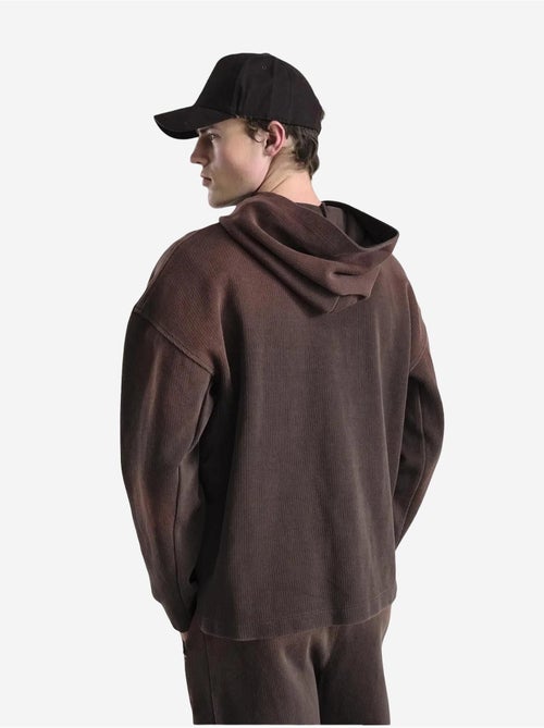 Sudadera de punto extragrande con capucha giesto - Kiabi Sudadera de punto extragrande con capucha giesto - Kiabi