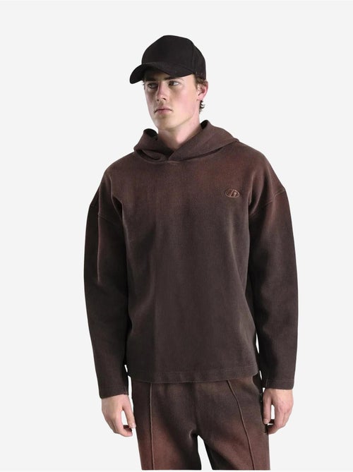 Sudadera de punto extragrande con capucha giesto - Kiabi Sudadera de punto extragrande con capucha giesto - Kiabi