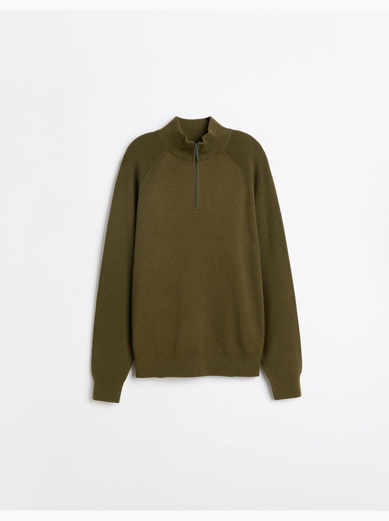 Sudadera de punto, mo fashion Verde - Kiabi
