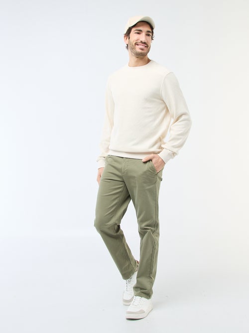 Sudadera de punto nido de abeja - Kiabi