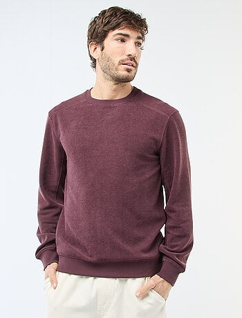 Sudadera de punto nido de abeja