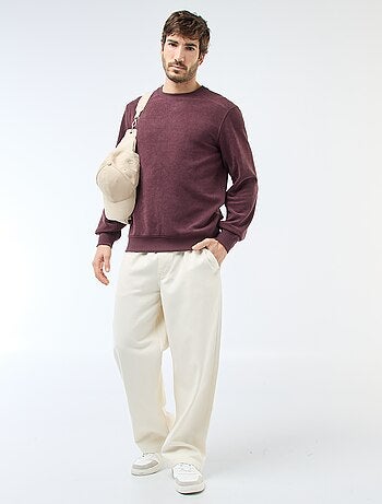 Sudadera de punto nido de abeja