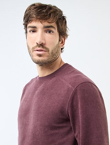 Sudadera de punto nido de abeja