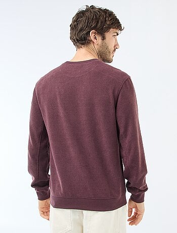 Sudadera de punto nido de abeja