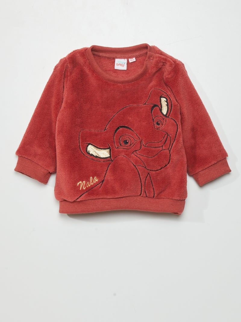 Sudadera de punto suave 'El Rey León' ROSA - Kiabi