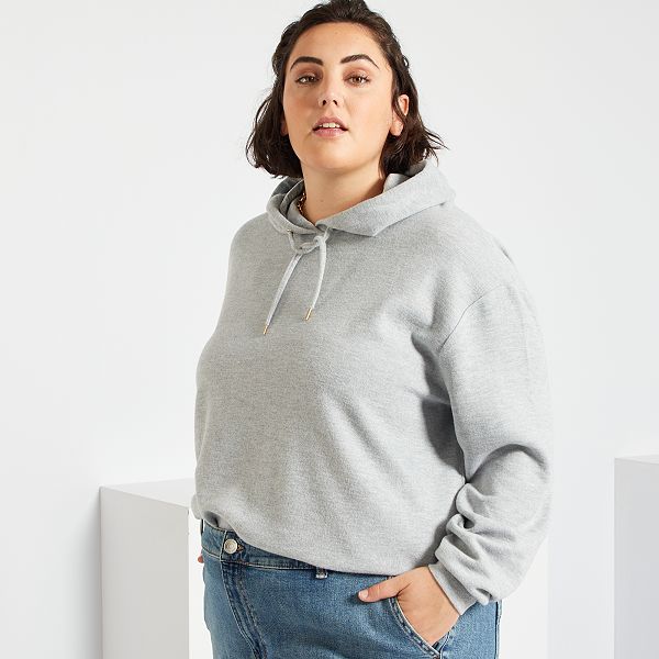 Sudadera de punto suave tallas grandes mujer - Kiabi - 20,00€