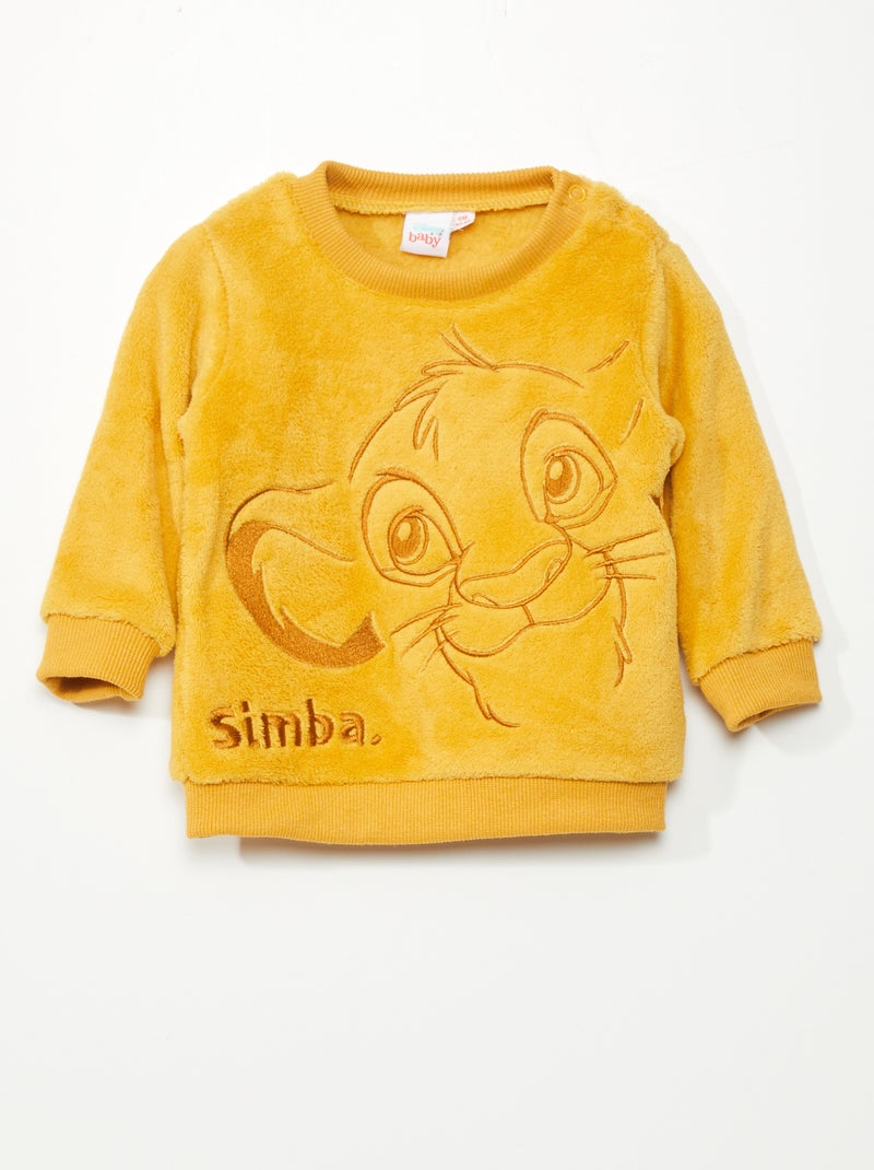 Sudadera de punto suave 'Mickey' AMARILLO - Kiabi