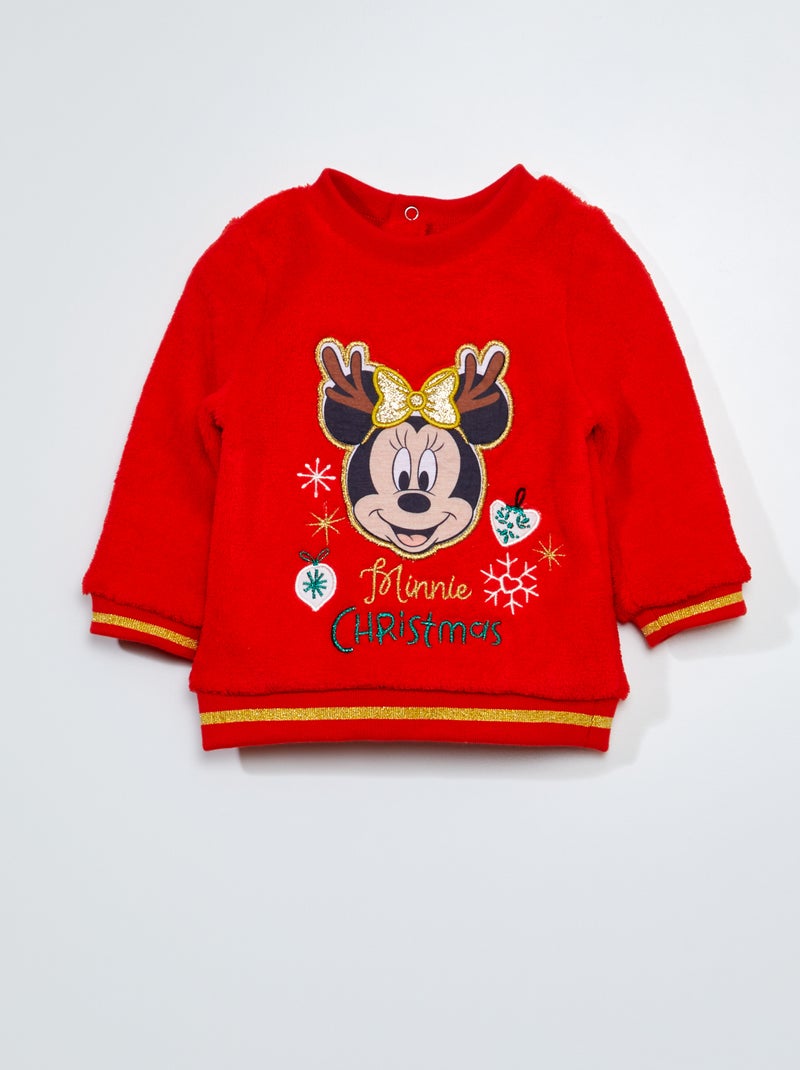 Sudadera de punto suave 'Minnie' ROJO - Kiabi