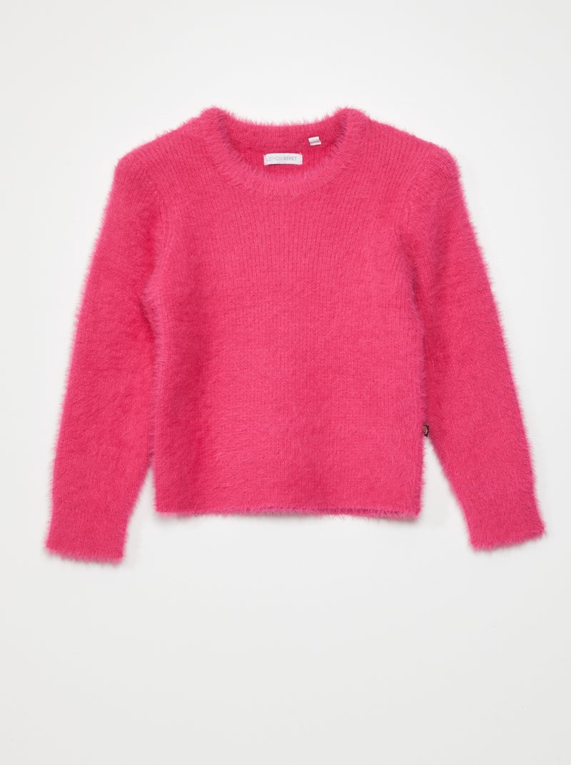 Sudadera de punto suave ROSA - Kiabi