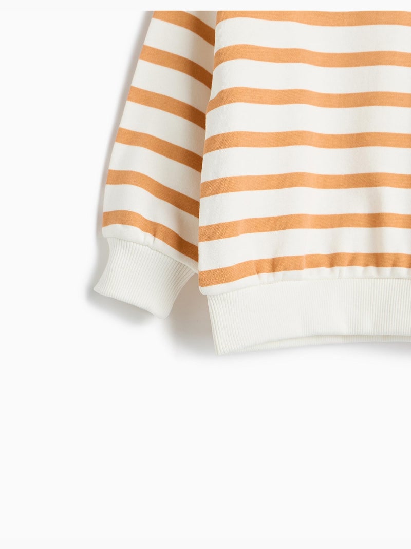 Sudadera de rayas, mo fashion Blanco - Kiabi