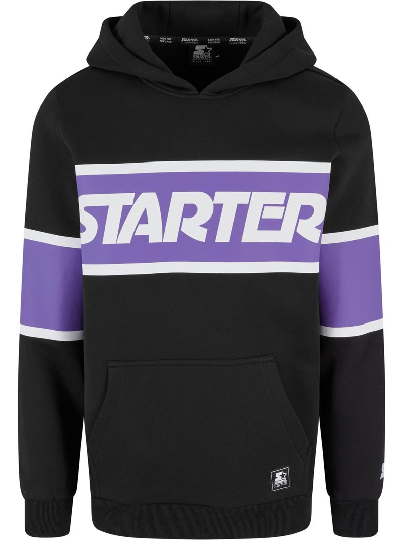 Sudadera de rayas para hombre - starter black label Negro Violeta - Kiabi