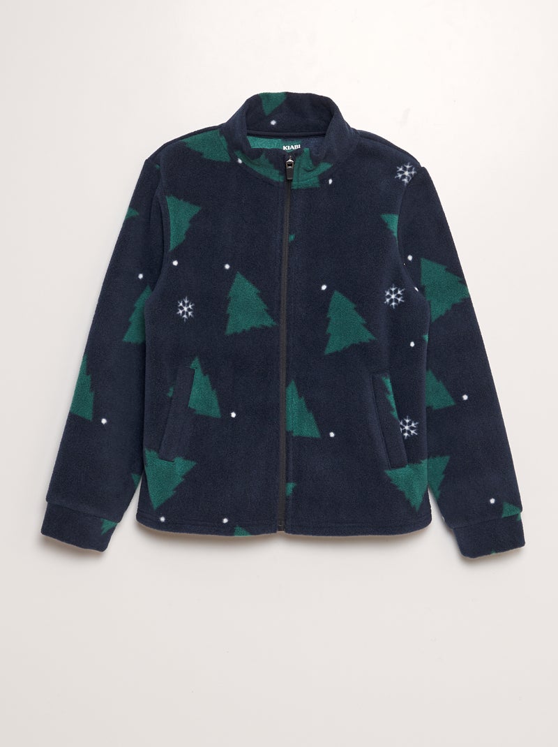 Sudadera de tejido polar AZUL - Kiabi