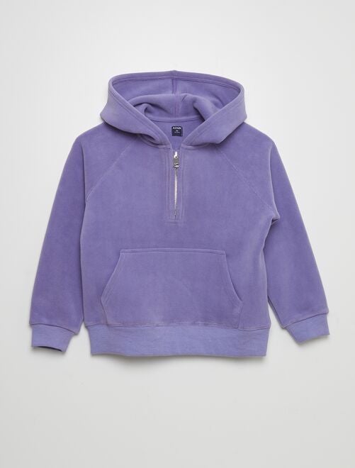 Sudadera de tejido polar con capucha - Kiabi