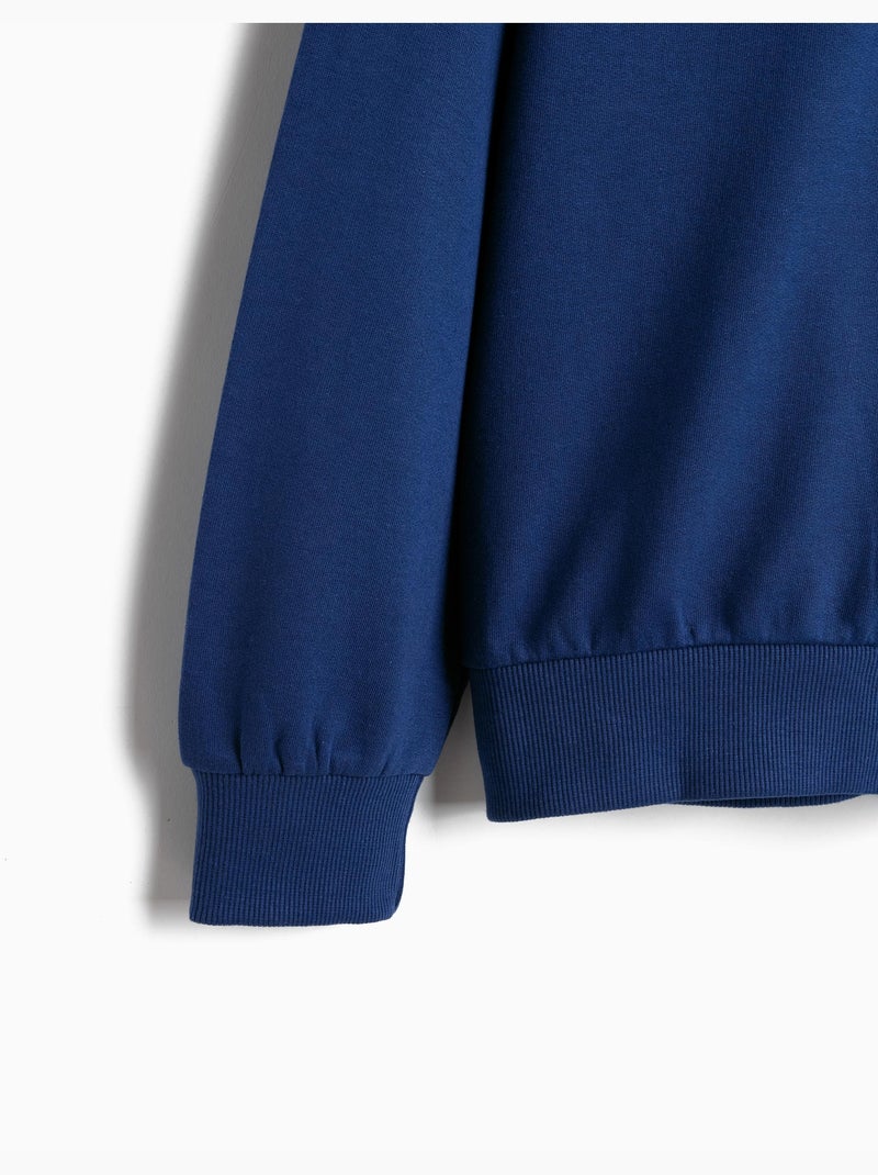 Sudadera de terry, mo fashion Azul - Kiabi