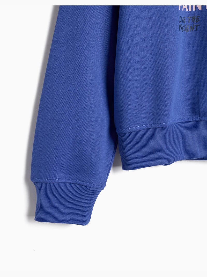 Sudadera de terry, mo fashion Azul - Kiabi