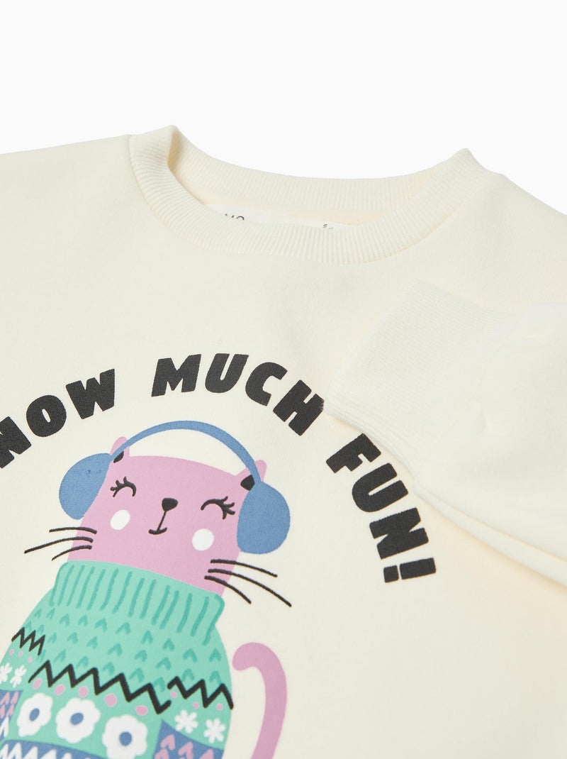 Sudadera de Terry, MO Fashion Blanco - Kiabi