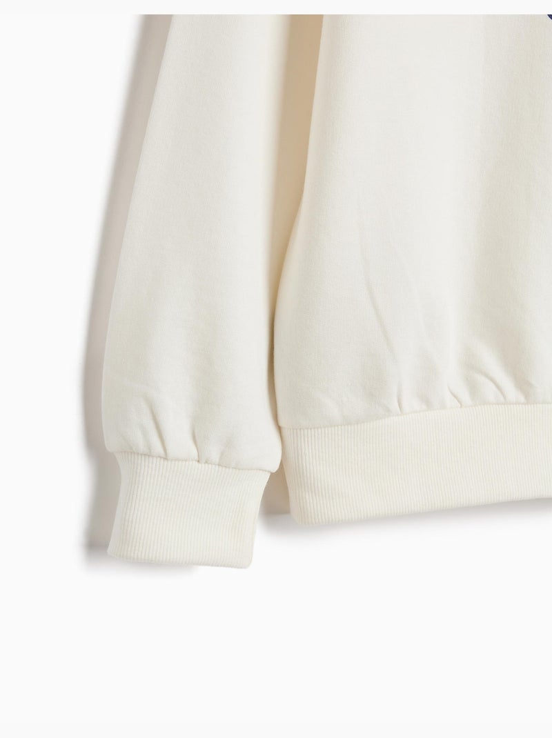 Sudadera de terry, mo fashion Blanco - Kiabi