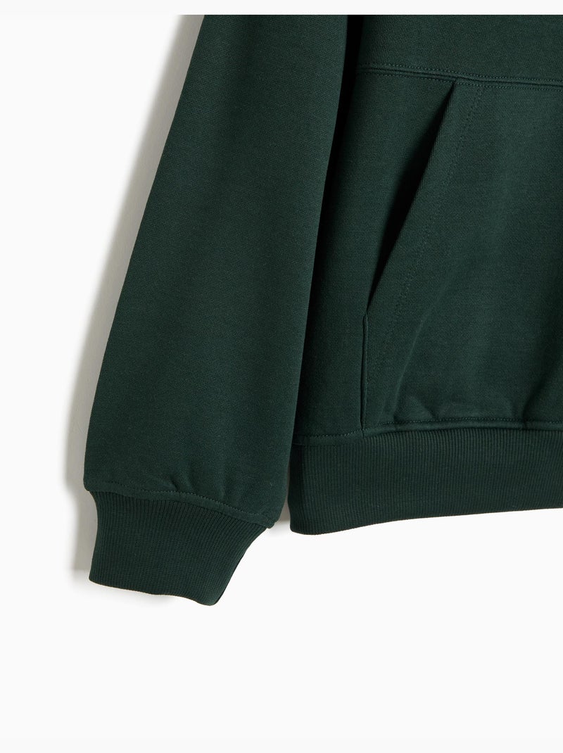 Sudadera de terry, mo fashion Verde - Kiabi