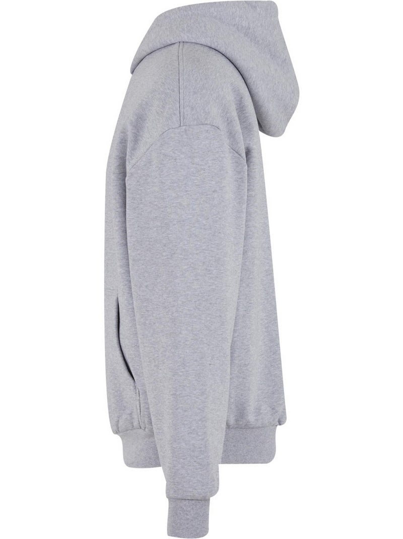 Sudadera de ultrapesada para hombre - build your brand Gris jaspeado - Kiabi