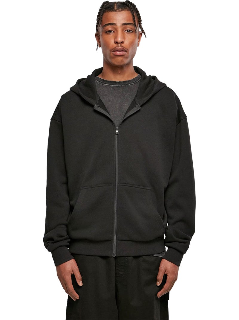 Sudadera de ultrapesada para hombre - build your brand Negro - Kiabi