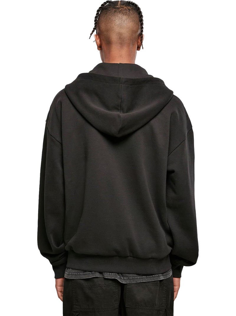 Sudadera de ultrapesada para hombre - build your brand Negro - Kiabi