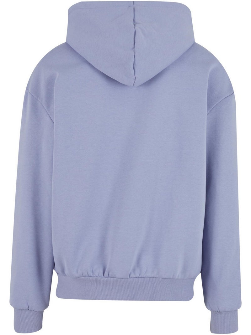 Sudadera de ultrapesada para hombre - build your brand Violeta claro - Kiabi