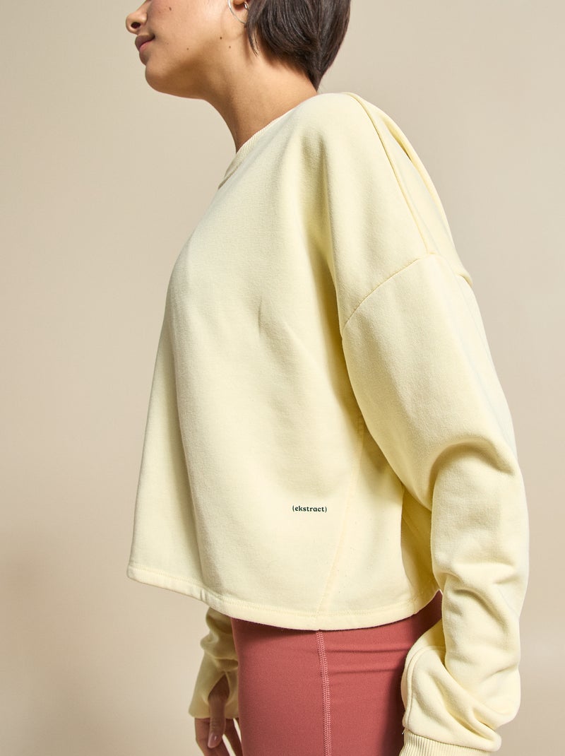 Sudadera deportiva - (ekstract) Amarillo - Kiabi