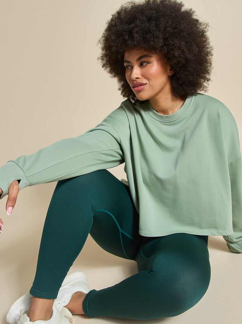 Sudadera deportiva - (ekstract) Verde - Kiabi