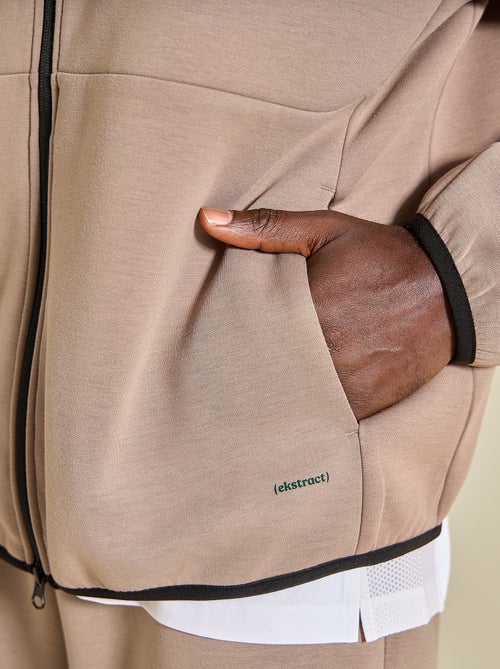 Sudadera deportiva con cremallera (ekstract) - Kiabi Sudadera deportiva con cremallera (ekstract) - Kiabi