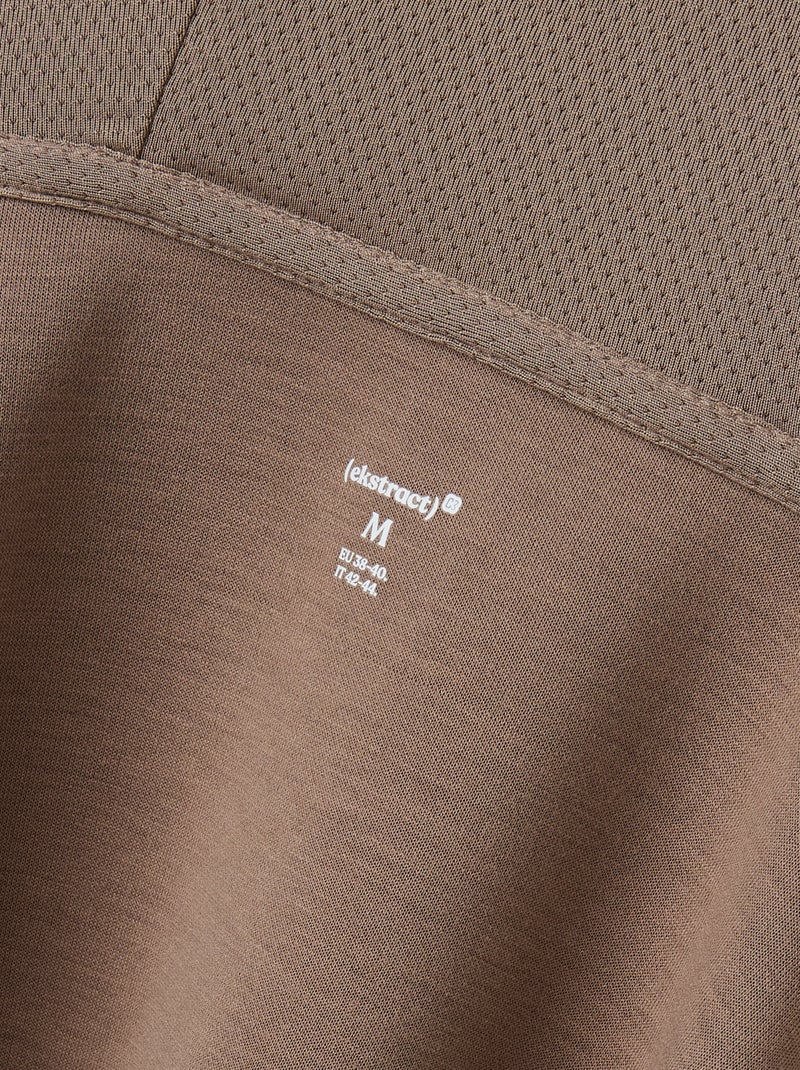 Sudadera deportiva con cremallera (ekstract) Beige - Kiabi