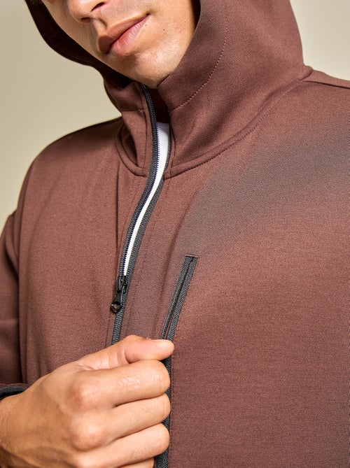 Sudadera deportiva con cremallera (ekstract) - Kiabi Sudadera deportiva con cremallera (ekstract) - Kiabi