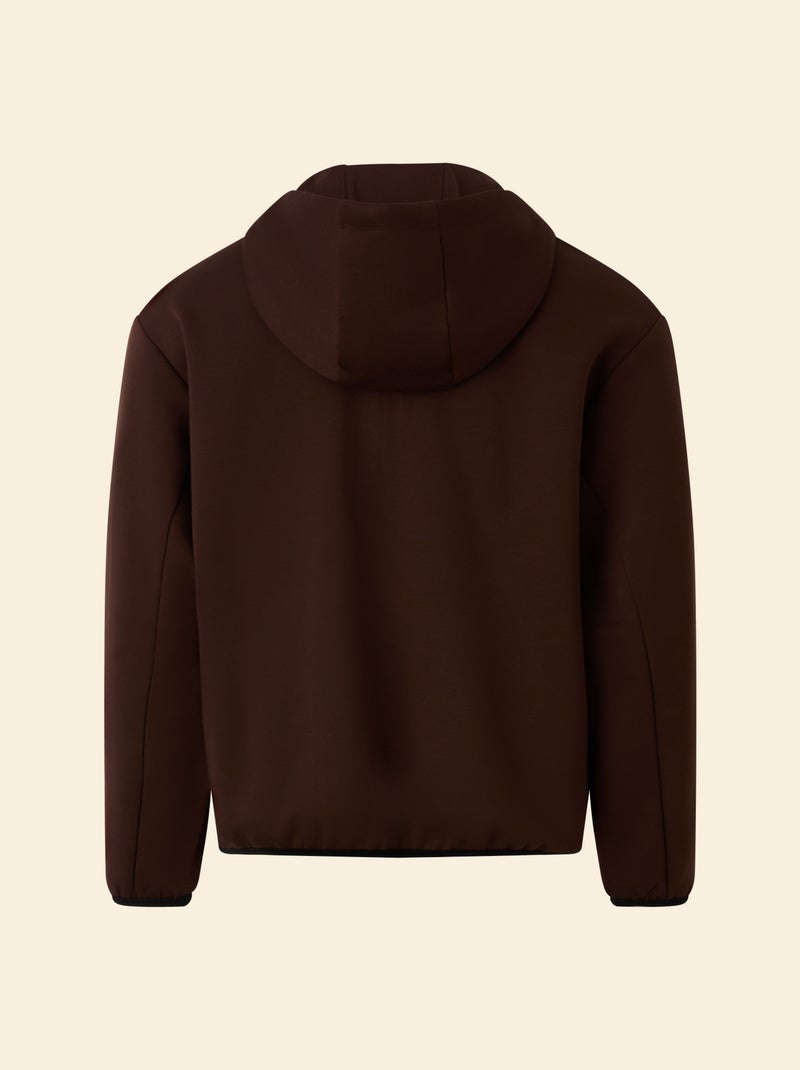 Sudadera deportiva con cremallera (ekstract) Marron - Kiabi