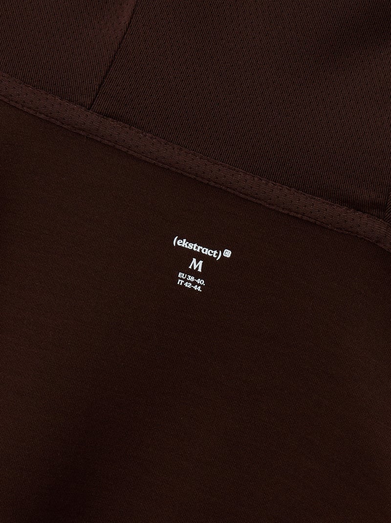 Sudadera deportiva con cremallera (ekstract) Marron - Kiabi