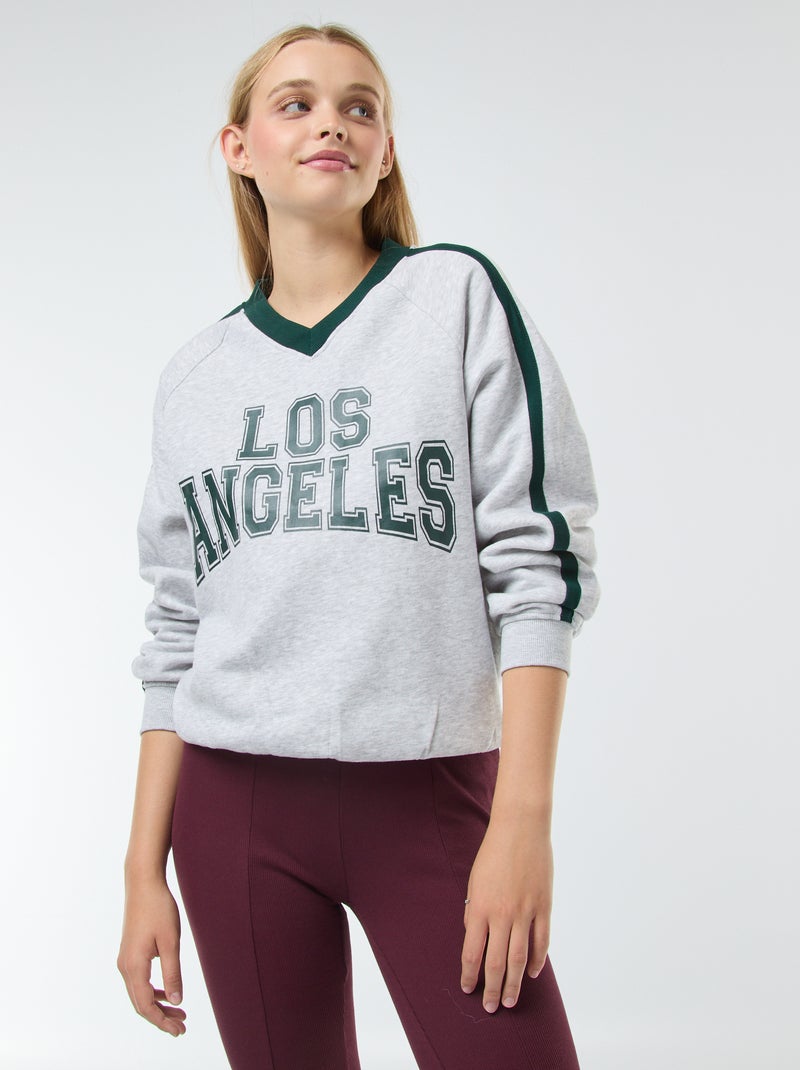 Sudadera deportiva de chándal Gris - Kiabi