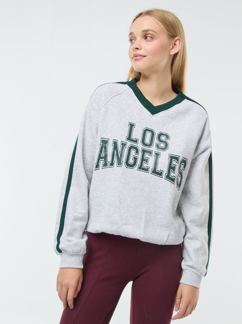 Sudadera deportiva de chándal Gris - Kiabi