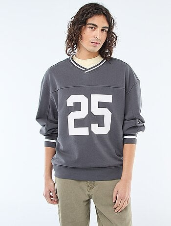 Sudadera deportiva en felpa