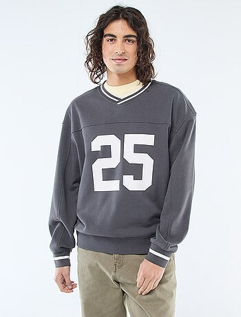 Sudadera deportiva en felpa