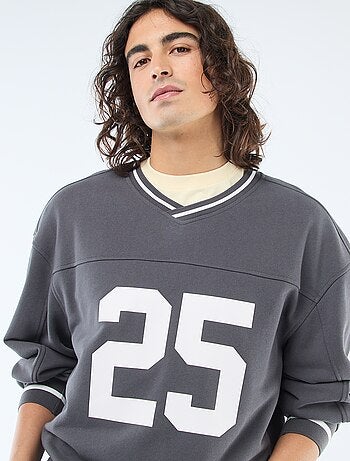 Sudadera deportiva en felpa