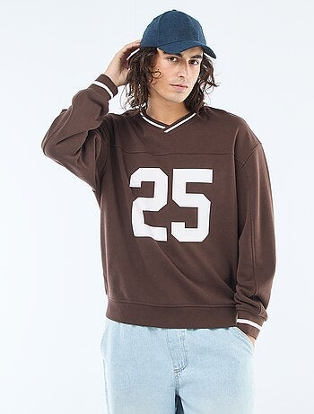 Sudadera deportiva en felpa