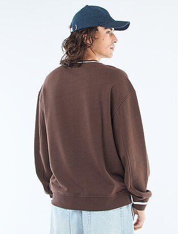 Sudadera deportiva en felpa